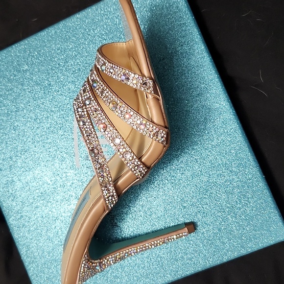 Betsy Johnson Rhinestone Spike Heel - Picture 3 of 7